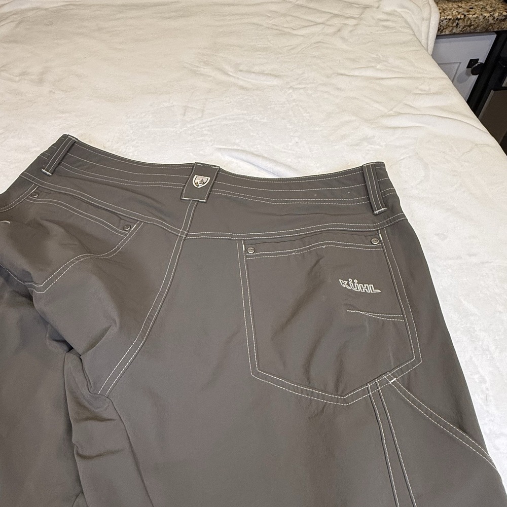 Kuhl Mens 36x30 Outdoor Hiking Pants Gray Technical Utility Work Trail - Picture 6 of 8